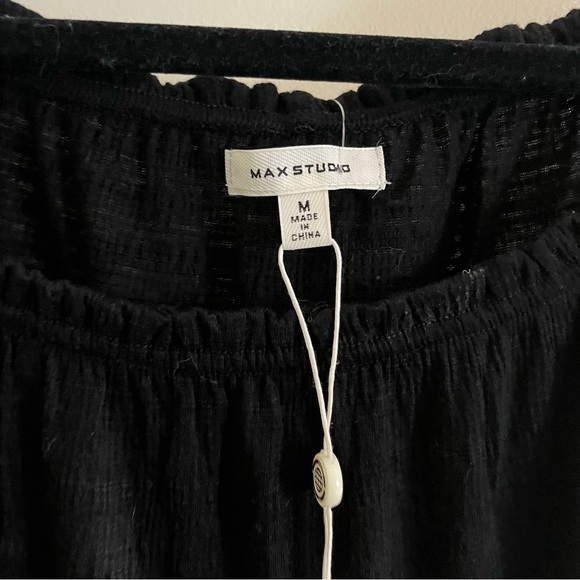 Max Studio black babydoll dress - Picture 8 of 9